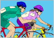 andar en bicicleta