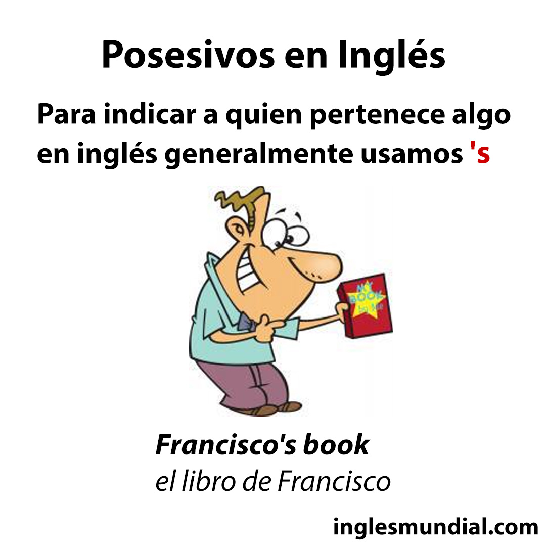 posesivos infografía